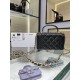 Miglior Falso Borsa a catena 24K Vanity AP2199 Nera Economiche Premium