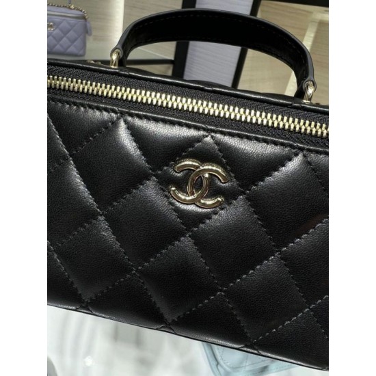 Miglior Falso Borsa a catena 24K Vanity AP2199 Nera Economiche Premium