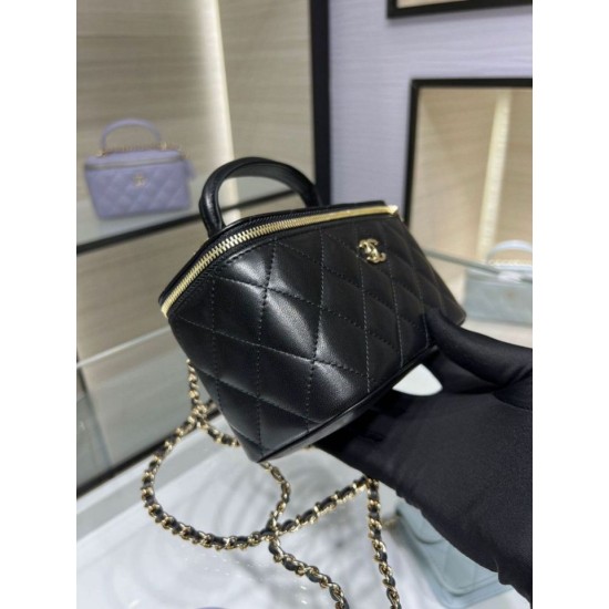 Miglior Falso Borsa a catena 24K Vanity AP2199 Nera Economiche Premium