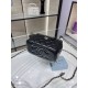 Miglior Falso Borsa a catena 24K Vanity AP2199 Nera Economiche Premium