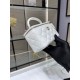 Replica perfetta Borsa a catena 24K Vanity AP2199 Bianca Imitazione Outlet Online