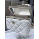 Replica perfetta Borsa a catena 24K Vanity AP2199 Bianca Imitazione Outlet Online
