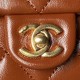 Migliore Repliche Borsa mini con patta con manico superiore AS4992 Arancione Economiche Outlet Online