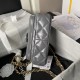 Migliore Repliche Borsa mini con patta con manico superiore AS4992 Grigio Economiche Outlet Online