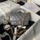 Migliore Repliche Borsa mini con patta con manico superiore AS4992 Grigio Economiche Outlet Online