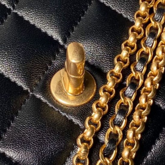 Migliore Repliche Borsa mini con patta AS4972 Nera Economiche Outlet Online