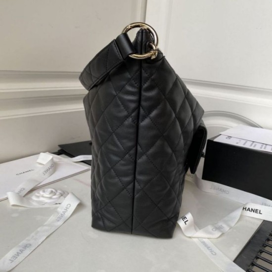 Migliore Repliche Maxi Hobo Borsa AS4339 Nero Economiche Outlet Online