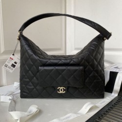 Migliore Repliche Maxi Hobo Borsa AS4339 Nero Economiche Outlet Online