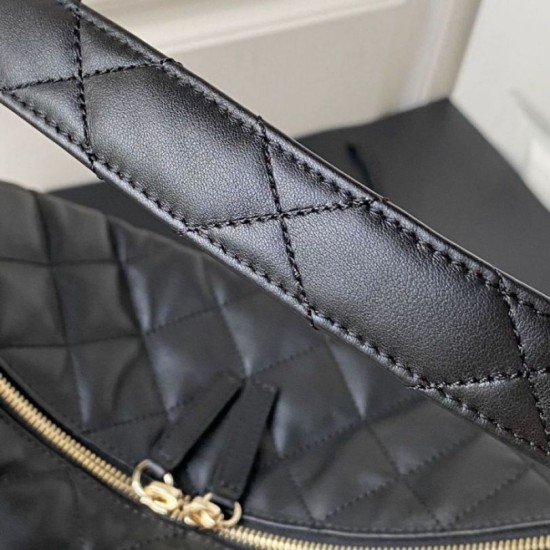 Migliore Repliche Maxi Hobo Borsa AS4339 Nero Economiche Outlet Online