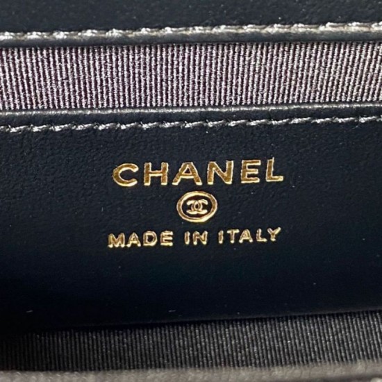 Migliore Repliche Mini Top Handle Borsa AP3485 Nero Economiche Outlet Online