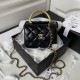 Migliore Repliche Mini Top Handle Borsa AP3485 Nero Economiche Outlet Online