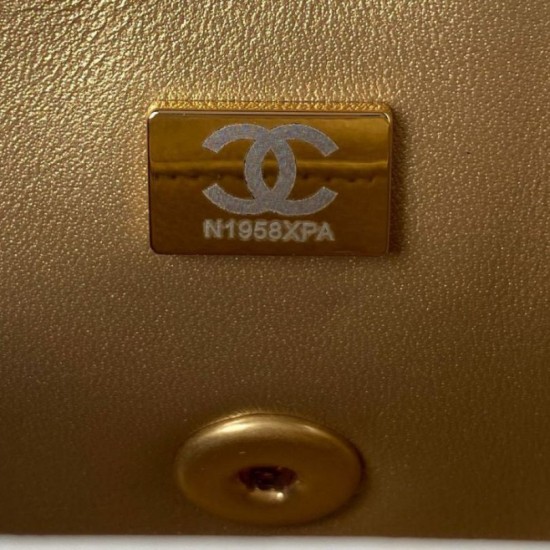 Perfette Qualità Repliche AS1787 Mini Flap Borsa Bianco Imitazione
