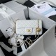 Perfette Qualità Repliche AS1787 Mini Flap Borsa Bianco Imitazione
