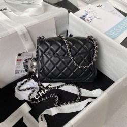 Perfette Qualità Repliche Mini Shoulder Borsa AS1786 Nero Imitazione