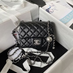 Perfette Qualità Repliche Mini Shoulder Borsa AS1786 Nero Imitazione