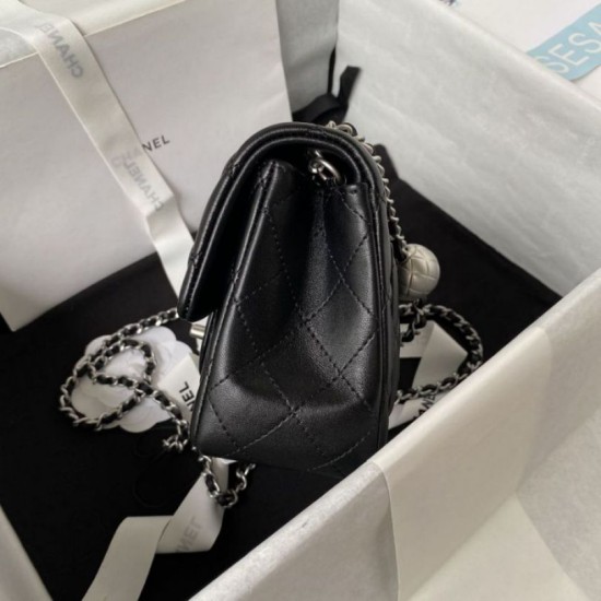 Perfette Qualità Repliche Mini Shoulder Borsa AS1786 Nero Imitazione