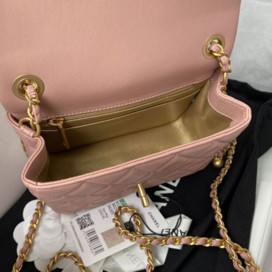 Perfette Qualità Repliche Mini Shoulder Borsa AS1786 Rosa Imitazione