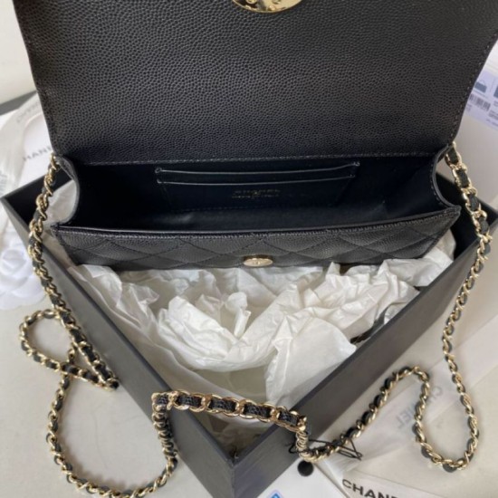 Miglior Falso Mini Top Handle Borsa AP3238 Nero Economiche Premium