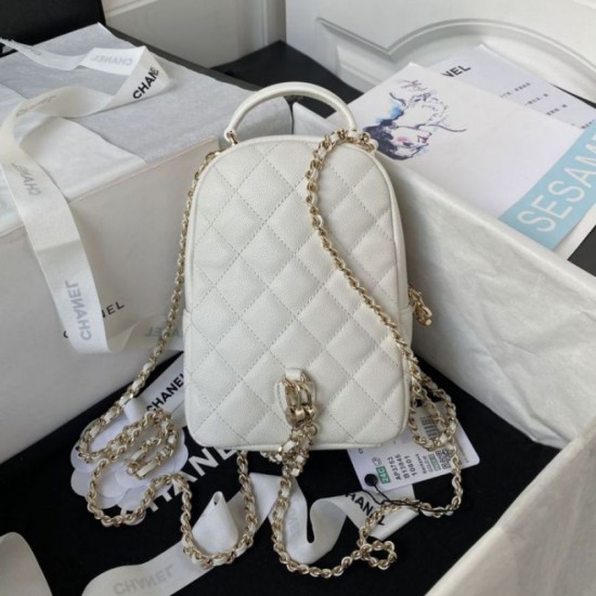Replica perfetta Mini Zaino AP3753 Bianco Imitazione Outlet Online