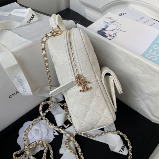 Replica perfetta Mini Zaino AP3753 Bianco Imitazione Outlet Online