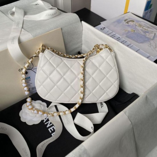 Replica perfetta Borsa a tracolla AS3786 Bianco Imitazione Outlet Online