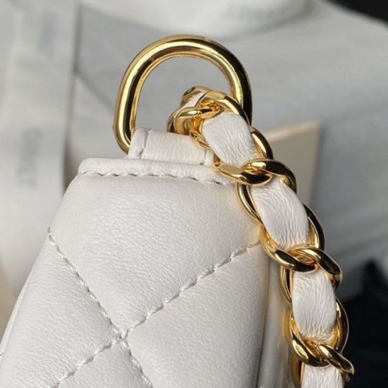 Replica perfetta Borsa a tracolla AS3786 Bianco Imitazione Outlet Online