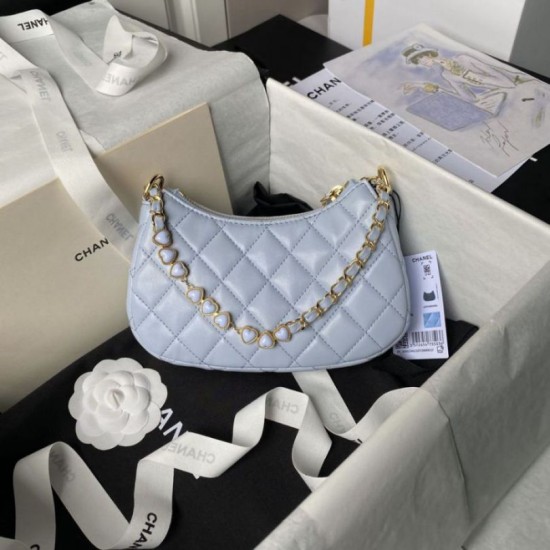 Migliore Repliche Borsa a tracolla AS3786 Blu Economiche Outlet Online
