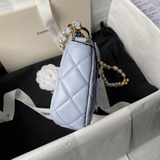 Migliore Repliche Borsa a tracolla AS3786 Blu Economiche Outlet Online