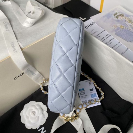 Migliore Repliche Borsa a tracolla AS3786 Blu Economiche Outlet Online
