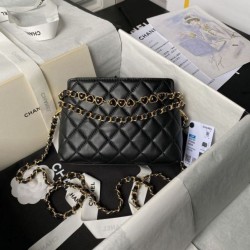 Perfette Qualità Repliche Borsa a tracolla AS3787 Nero Imitazione