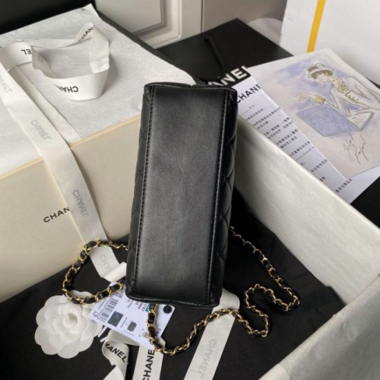 Perfette Qualità Repliche Borsa a tracolla AS3787 Nero Imitazione