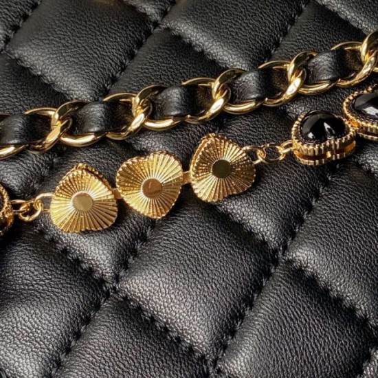 Perfette Qualità Repliche Borsa a tracolla AS3787 Nero Imitazione