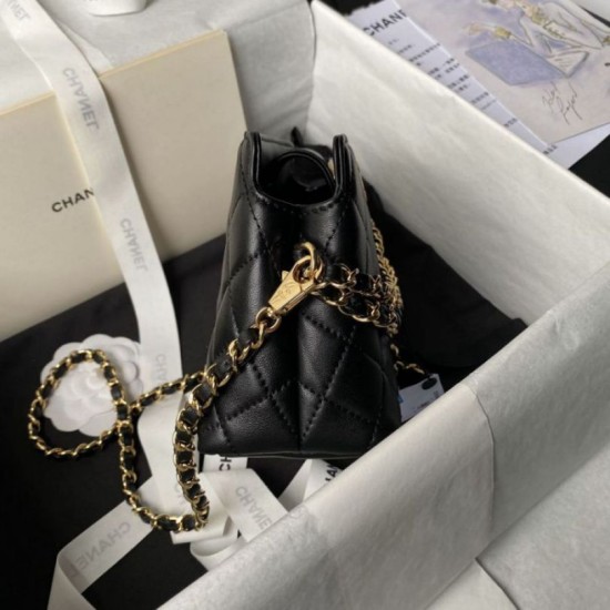 Perfette Qualità Repliche Borsa a tracolla AS3787 Nero Imitazione