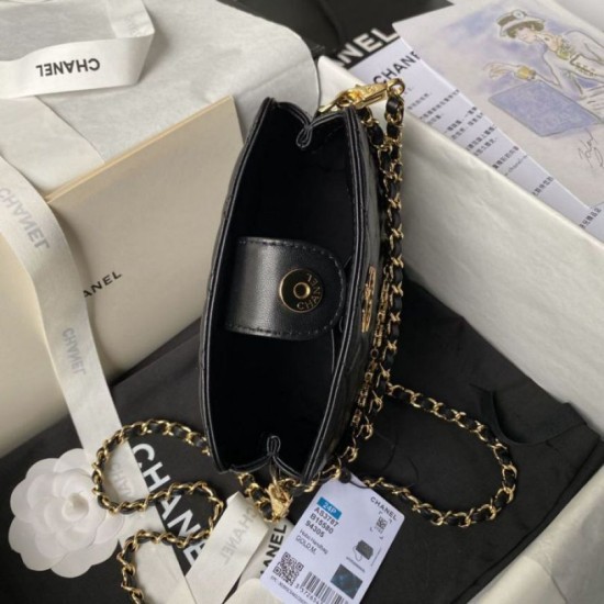 Perfette Qualità Repliche Borsa a tracolla AS3787 Nero Imitazione