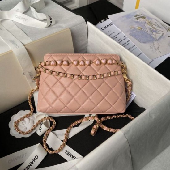 Migliore Repliche Borsa a tracolla AS3787 Rosa Economiche Outlet Online