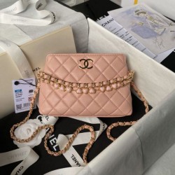 Migliore Repliche Borsa a tracolla AS3787 Rosa Economiche Outlet Online