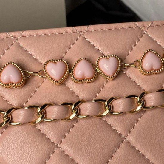Migliore Repliche Borsa a tracolla AS3787 Rosa Economiche Outlet Online