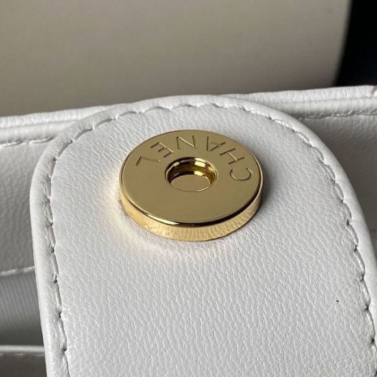 Perfette Qualità Repliche Borsa a tracolla AS3787 Bianco Imitazione