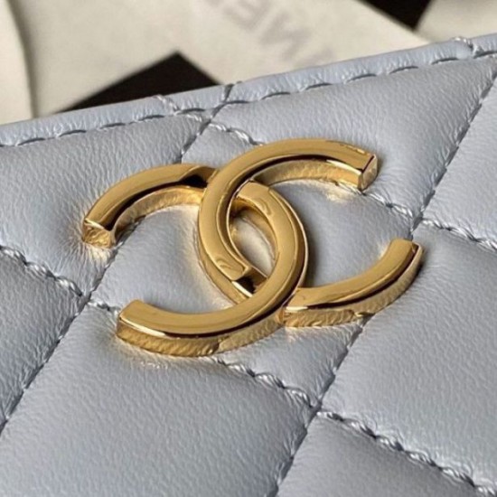 Perfette Qualità Repliche Borsa a tracolla AS3787 Blu Imitazione