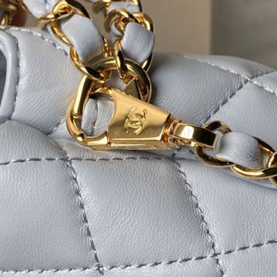 Perfette Qualità Repliche Borsa a tracolla AS3787 Blu Imitazione