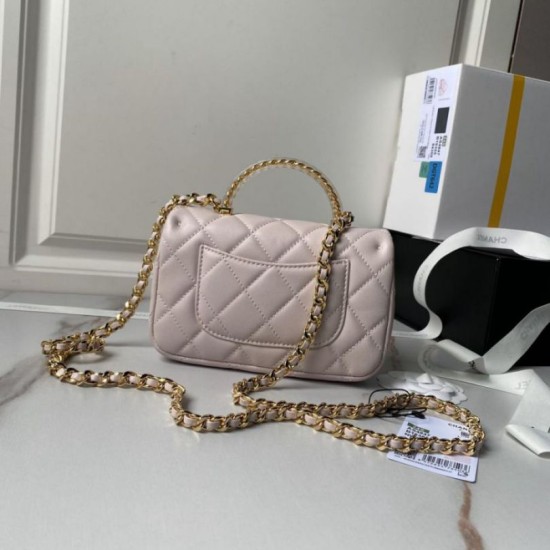 Miglior Falso Mini borsa con patta e manico superiore AS4847 Economiche Premium