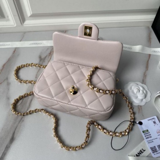 Miglior Falso Mini borsa con patta e manico superiore AS4847 Economiche Premium