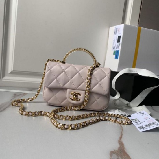 Miglior Falso Mini borsa con patta e manico superiore AS4847 Economiche Premium