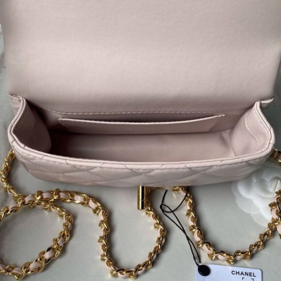 Miglior Falso Mini borsa con patta e manico superiore AS4847 Economiche Premium