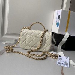 Replica perfetta Mini borsa con patta e manico superiore AS4847 Imitazione Outlet Online