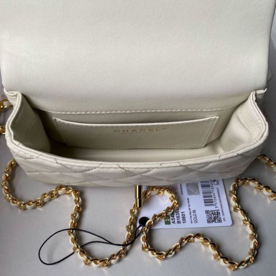 Repliche Mini borsa con patta e manico superiore AS4847 Imitazioni Premium Replica perfetta Mini borsa con patta e manico superiore AS4847 Imitazione Outlet Online