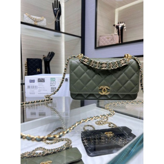 Perfette Qualità Repliche Borsa a tracolla con catena AP3019 Bianco Imitazione Miglior Falso Borsa a tracolla con catena AP3019 Bianco Economiche Premium