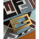 Miglior Falso Borsa Baguette Fendi 8BR600 Blu Economiche Premium