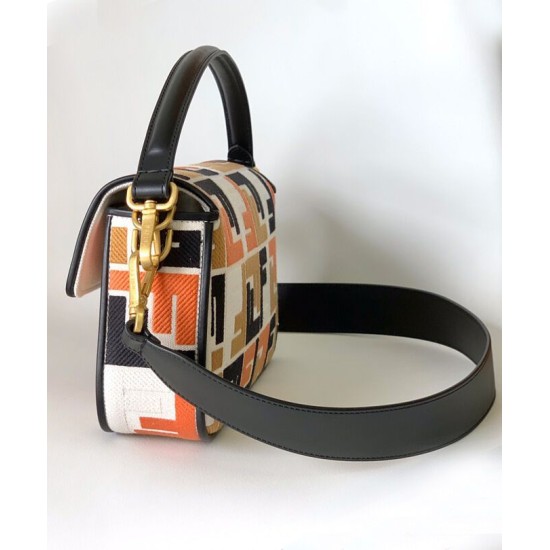 Miglior Falso Borsa Baguette Fendi 8BR600 Nero Economiche Premium
