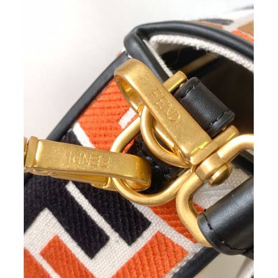 Miglior Falso Borsa Baguette Fendi 8BR600 Nero Economiche Premium